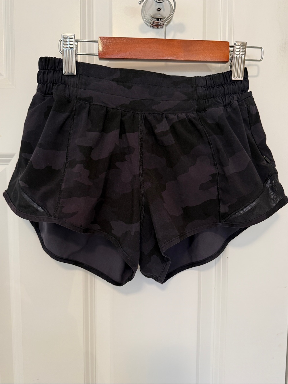lululemon athletica Black Camo Athletic Shorts